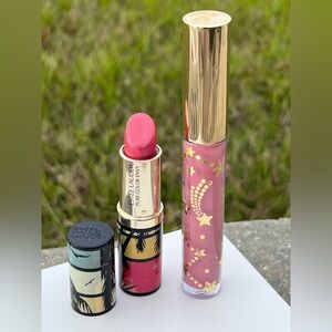NWT Estée Lauder Lip Bundle. Lipstick in Candy and Lip Gloss in Crystal Pink